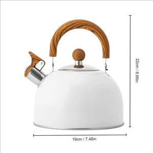 1pc 2.5/3L Stainless Steel Whistle Kettle: Thickened, Universal for Gas & Induction Cookers